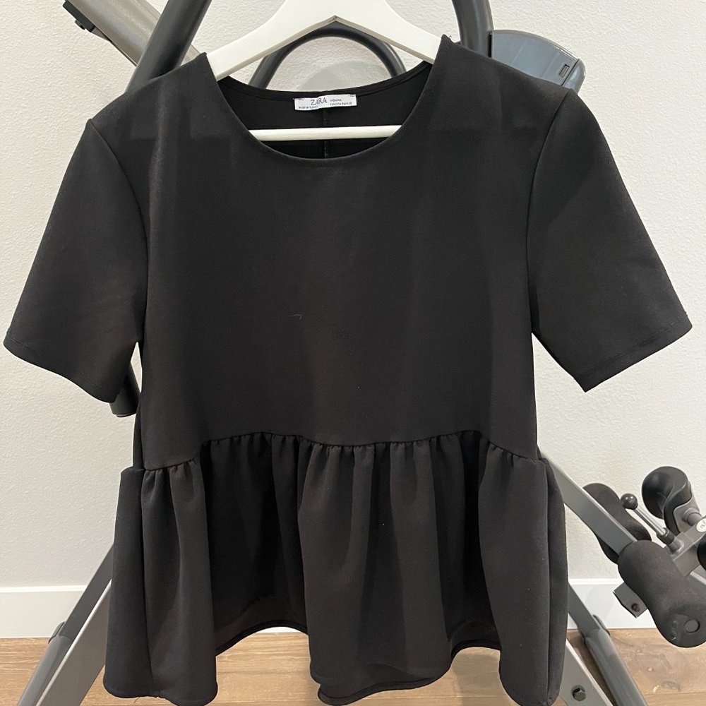 Zara Peplum Top